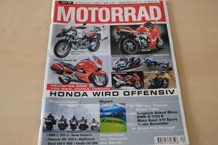 Deckblatt Motorrad (20/2001)