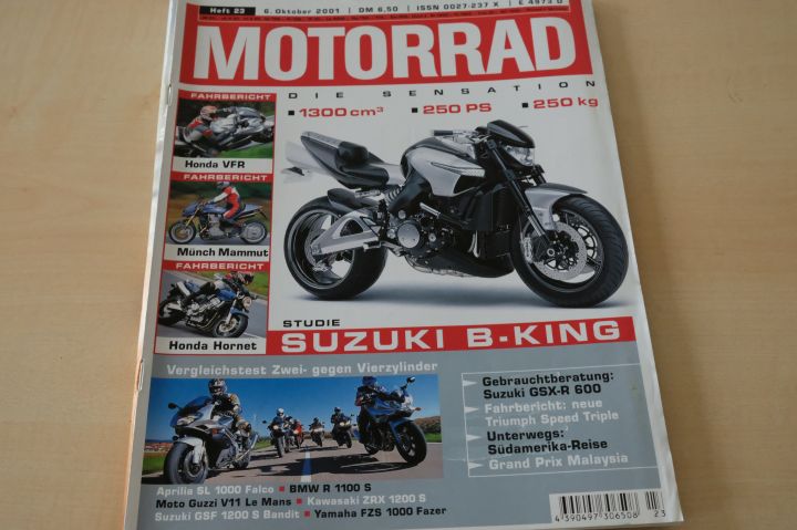 Deckblatt Motorrad (23/2001)
