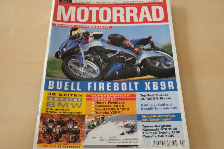 Deckblatt Motorrad (07/2002)