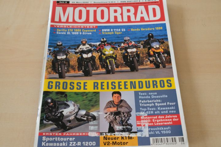 Deckblatt Motorrad (08/2002)
