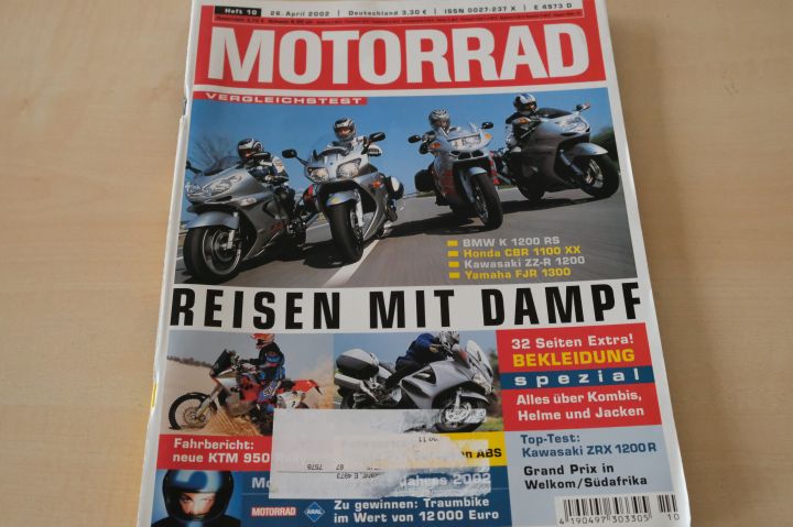 Deckblatt Motorrad (10/2002)