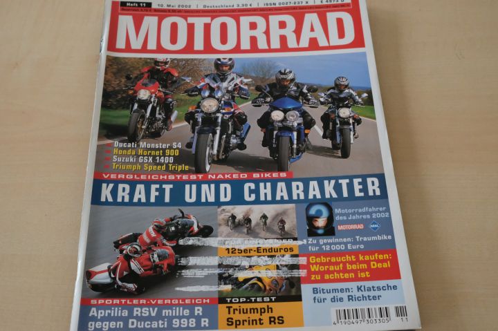 Deckblatt Motorrad (11/2002)
