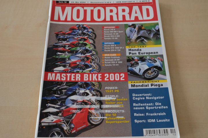 Deckblatt Motorrad (12/2002)