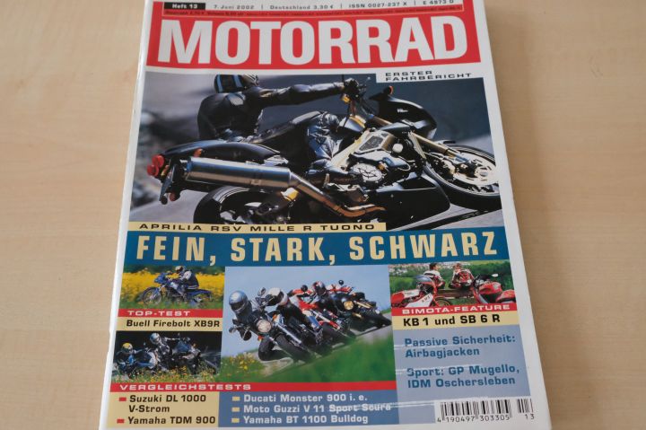 Deckblatt Motorrad (13/2002)