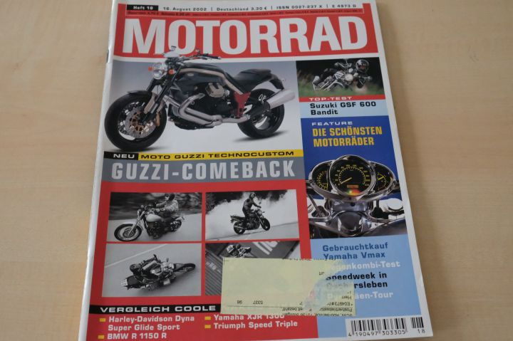 Deckblatt Motorrad (18/2002)