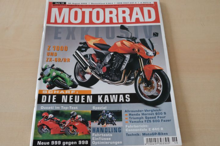 Deckblatt Motorrad (19/2002)