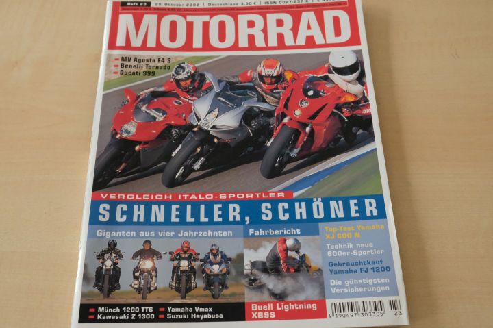 Deckblatt Motorrad (23/2002)