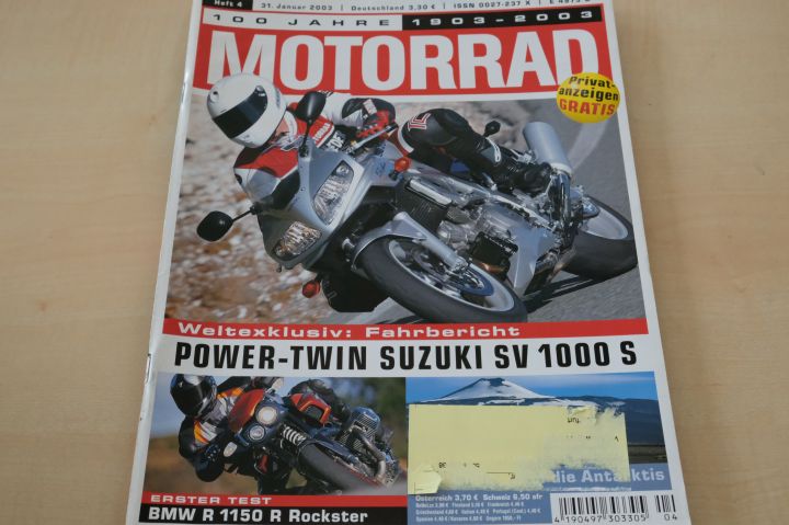 Deckblatt Motorrad (04/2003)