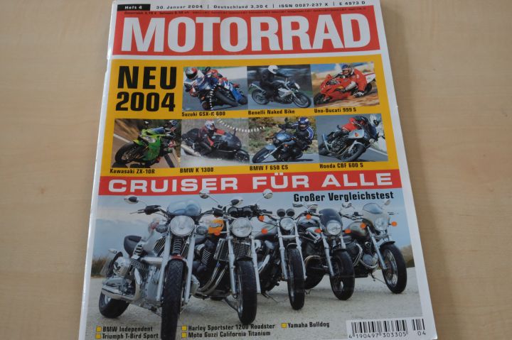 Deckblatt Motorrad (04/2004)