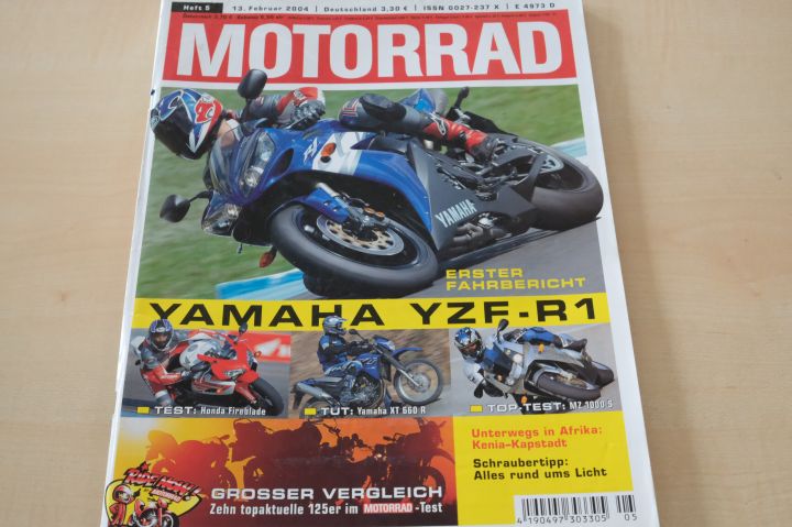 Deckblatt Motorrad (05/2004)