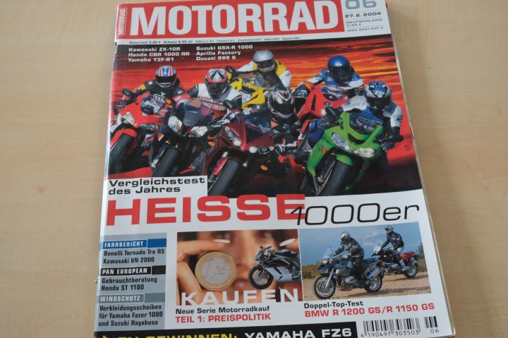 Deckblatt Motorrad (06/2004)