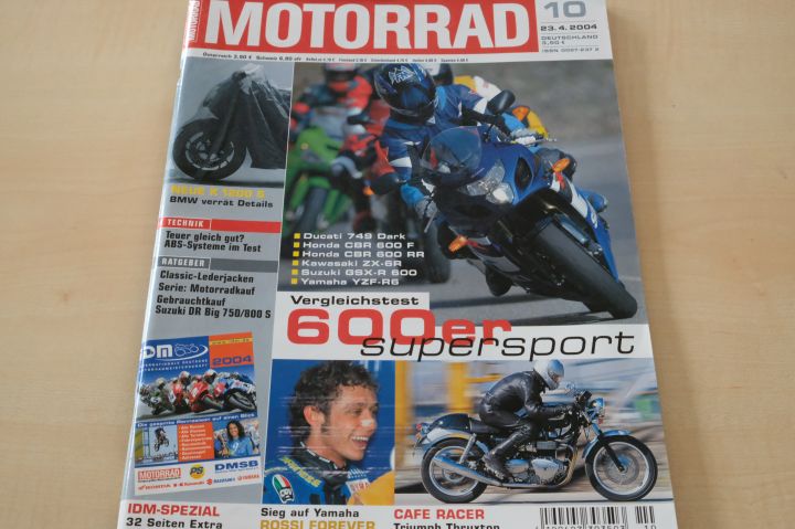 Deckblatt Motorrad (10/2004)