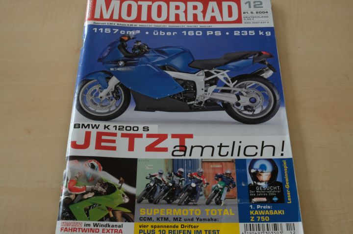 Deckblatt Motorrad (12/2004)