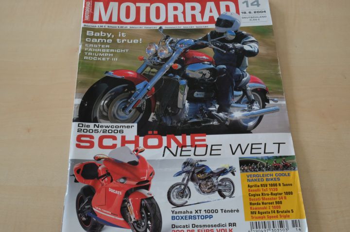 Deckblatt Motorrad (14/2004)