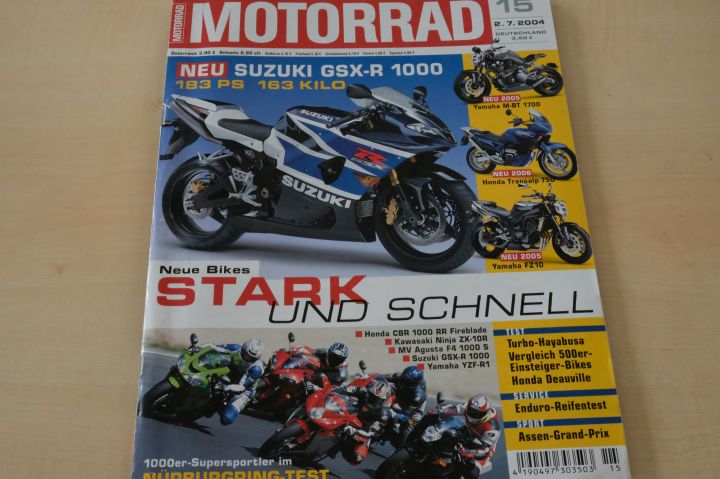 Deckblatt Motorrad (15/2004)