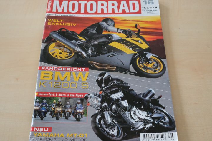 Deckblatt Motorrad (16/2004)