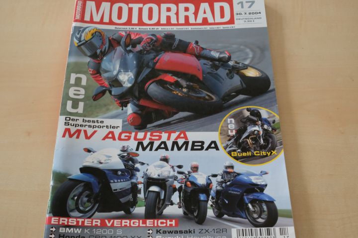 Deckblatt Motorrad (17/2004)