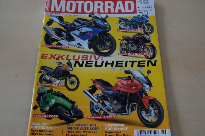 Deckblatt Motorrad (19/2004)