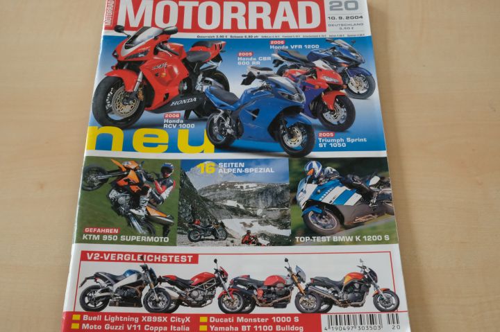 Deckblatt Motorrad (20/2004)