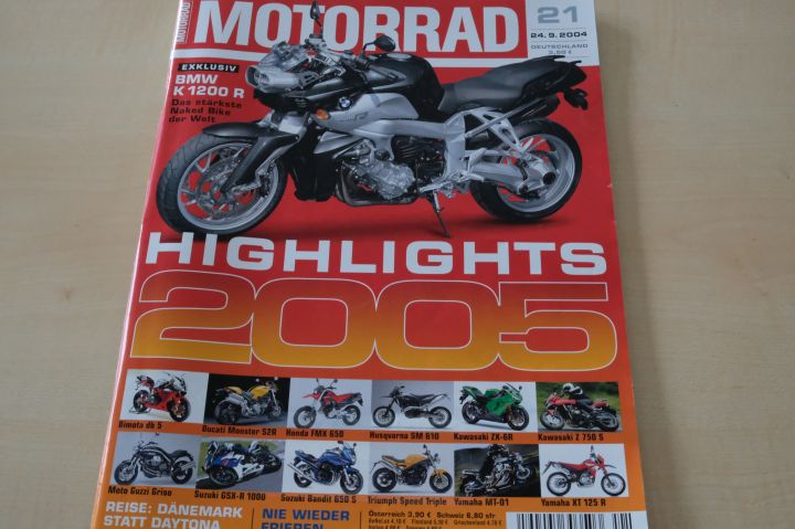 Deckblatt Motorrad (21/2004)