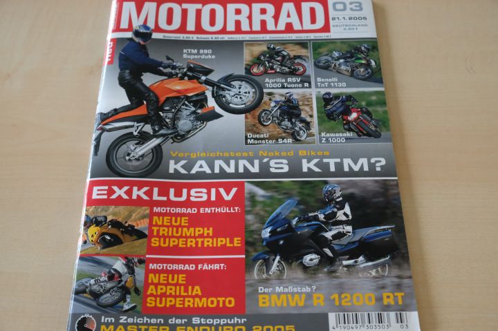 Deckblatt Motorrad (03/2005)