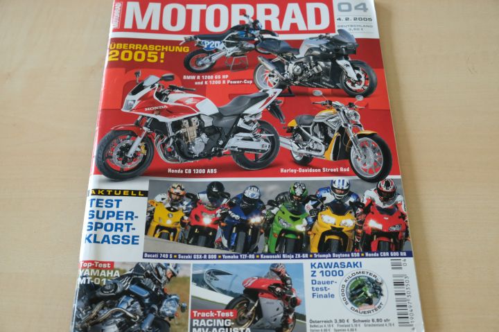 Deckblatt Motorrad (04/2005)