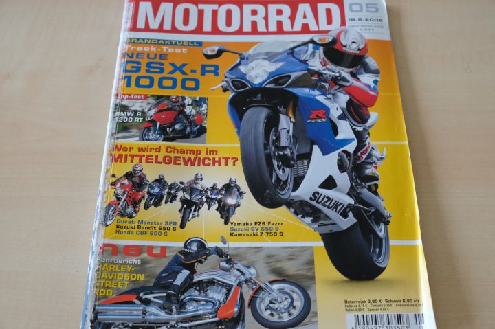 Deckblatt Motorrad (05/2005)