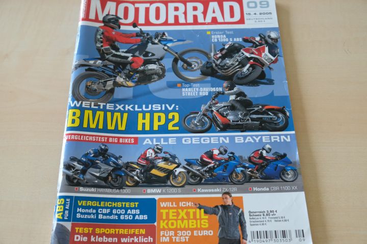 Deckblatt Motorrad (09/2005)