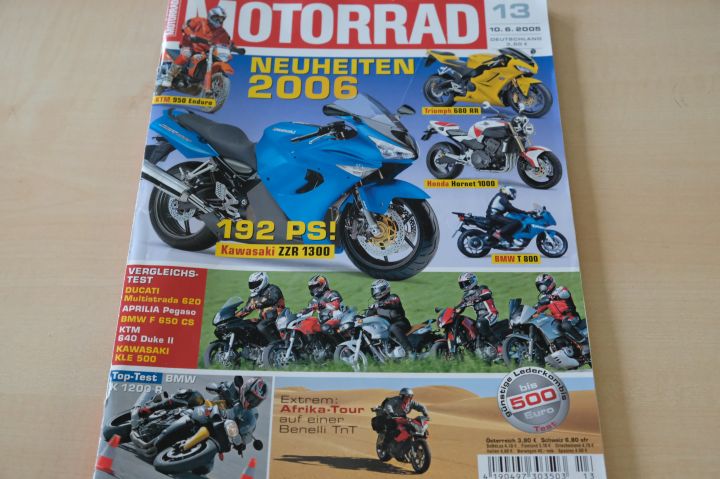 Deckblatt Motorrad (13/2005)