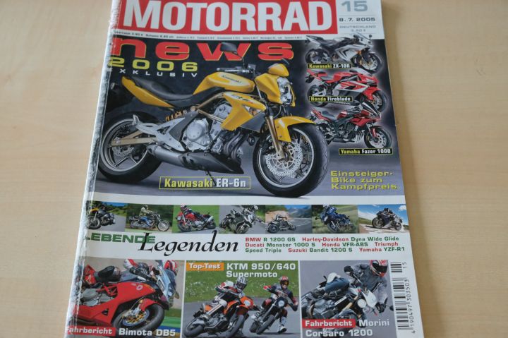 Deckblatt Motorrad (15/2005)