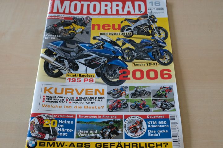 Deckblatt Motorrad (16/2005)