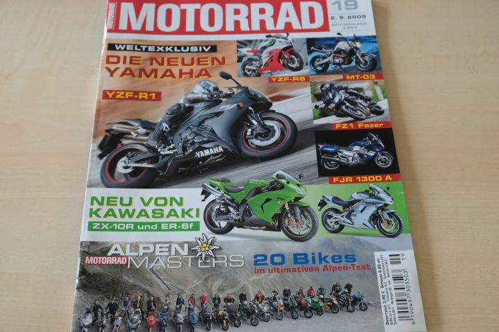 Deckblatt Motorrad (19/2005)