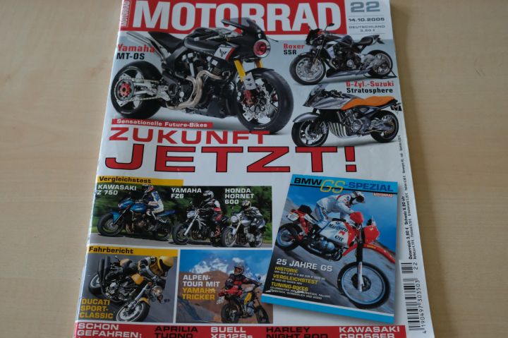 Deckblatt Motorrad (22/2005)