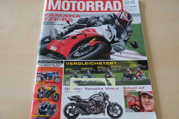 Deckblatt Motorrad (24/2005)