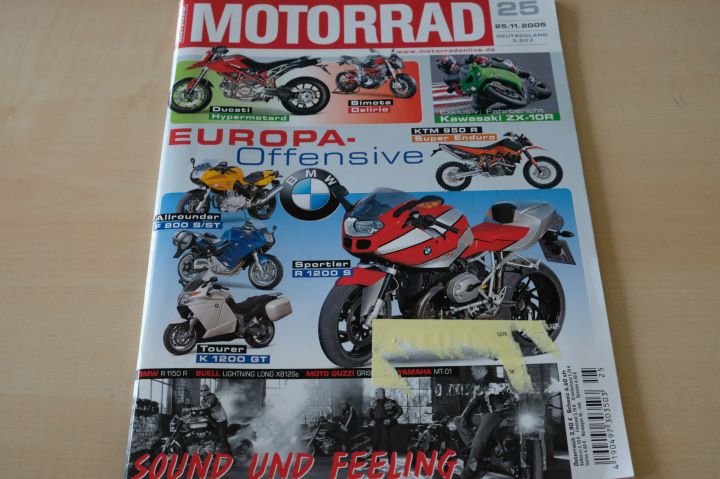Deckblatt Motorrad (25/2005)