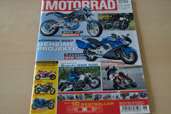 Deckblatt Motorrad (26/2005)