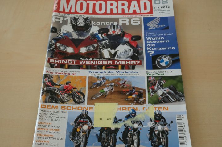 Deckblatt Motorrad (02/2006)
