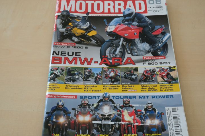 Deckblatt Motorrad (08/2006)
