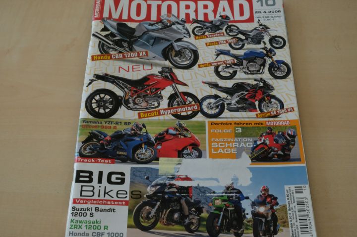 Deckblatt Motorrad (10/2006)