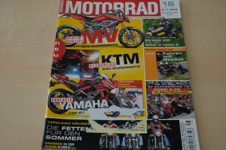 Deckblatt Motorrad (16/2006)