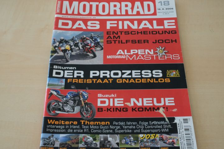 Deckblatt Motorrad (18/2006)