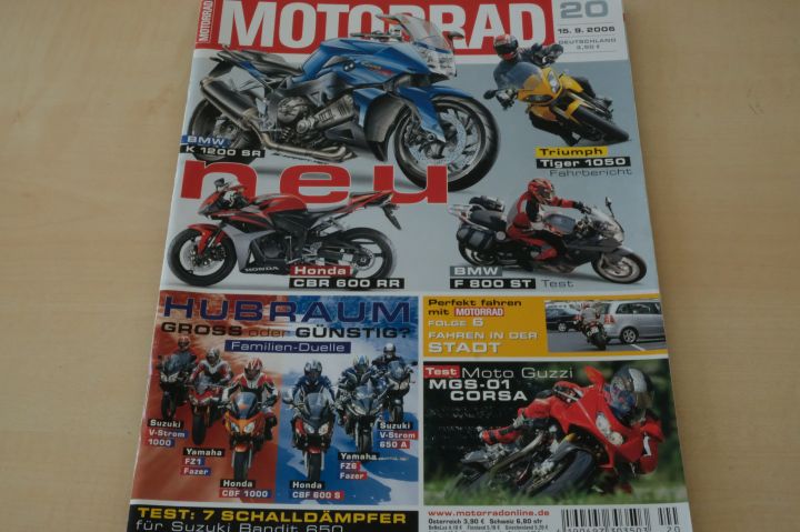 Deckblatt Motorrad (20/2006)