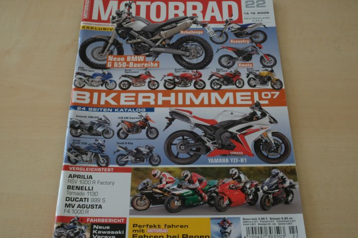 Deckblatt Motorrad (22/2006)