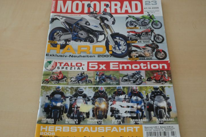 Deckblatt Motorrad (23/2006)