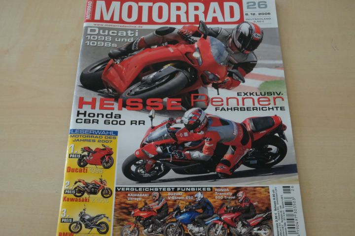 Deckblatt Motorrad (26/2006)