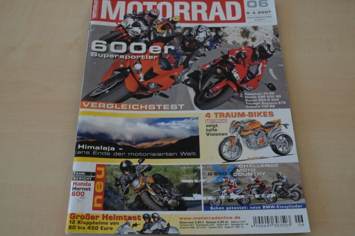 Deckblatt Motorrad (06/2007)