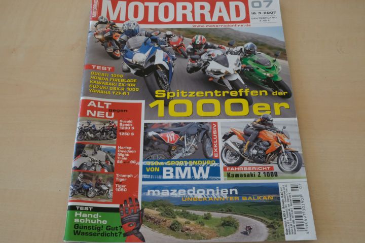 Deckblatt Motorrad (07/2007)