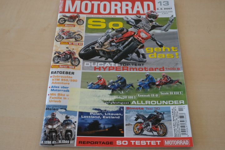 Deckblatt Motorrad (13/2007)