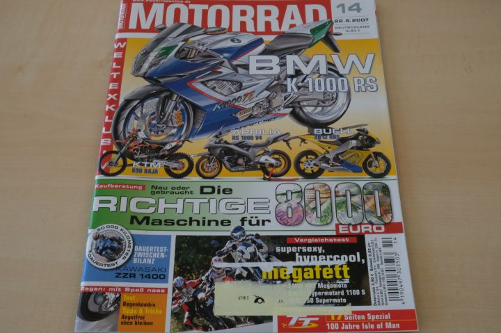 Deckblatt Motorrad (14/2007)