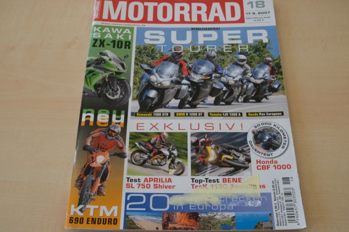 Deckblatt Motorrad (18/2007)